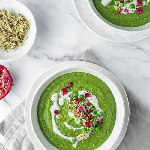 Foodfoto Schnelle Erbsensuppe