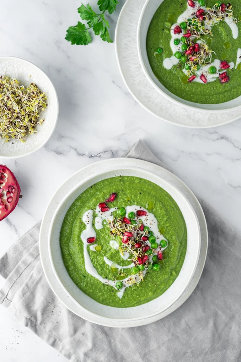 Foodfoto Schnelle Erbsensuppe