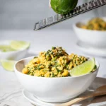 schnelle Currypfanne mit frischem Limettenabrieb