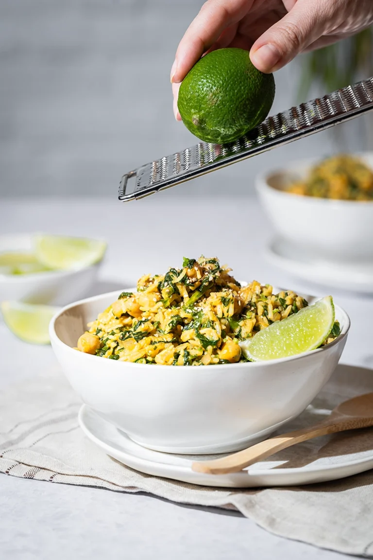 schnelle Currypfanne mit frischem Limettenabrieb