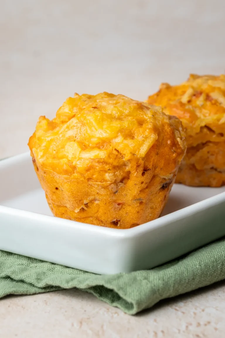 rezept-vegan-pizzamuffins-buffet Vegane Pizzamuffins auf einer weißen Platte