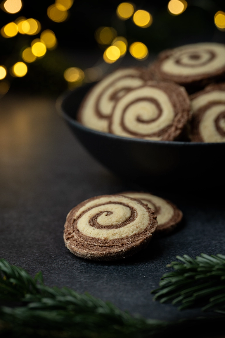 vegan_rezept_veganes_schwarz-weiss-gebäck_2 Veganes Schwarz-Weiß-Gebäck als Schnecke