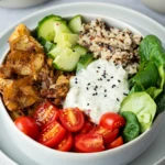 vegane Gyros-Bowl