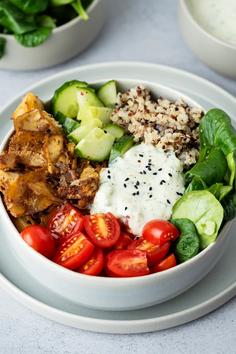 vegane Gyros-Bowl
