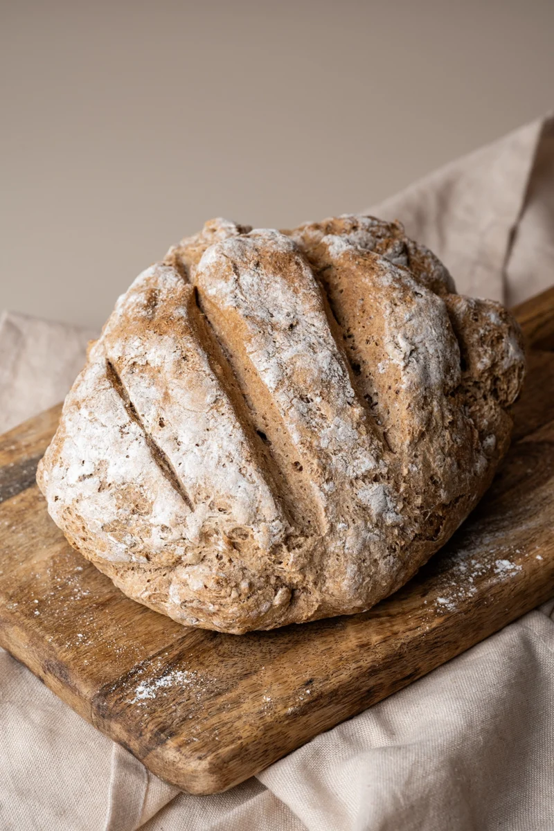 rezept-vegan-Airfryer-Vollkornbrot-5 Ganzes einfaches Vollkornbrot aus dem Airfryer