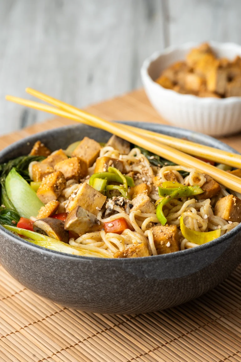 schnelle vegane Ramen in 15 Minuten