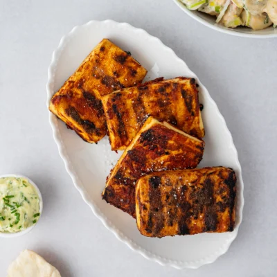 Marinierter Tofu für den Grill oder die Pfanne