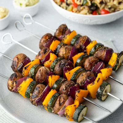 Gemüse-Spieße für den Grill