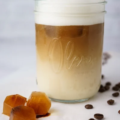 Vanille Eiskaffee vegan