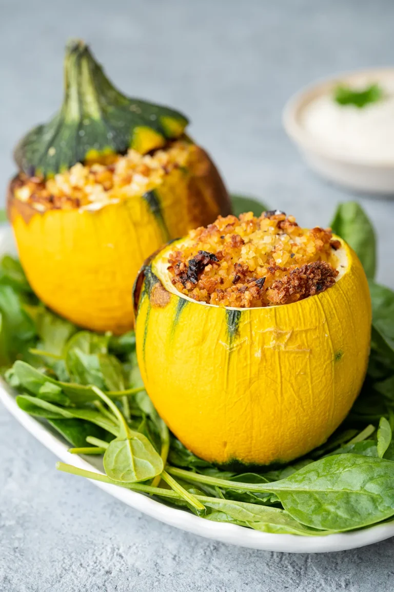 Gefüllte Zucchini aus dem Airfryer