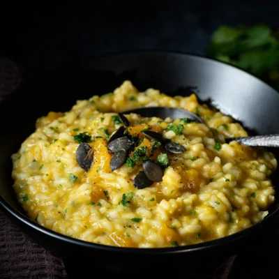 Kürbisrisotto mit Hokkaido