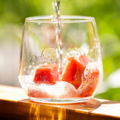 Erdbeer-Zitronen-Limonade aus dem Eisfach